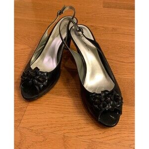 Anne Klein Slingbacks, Flower Toe
